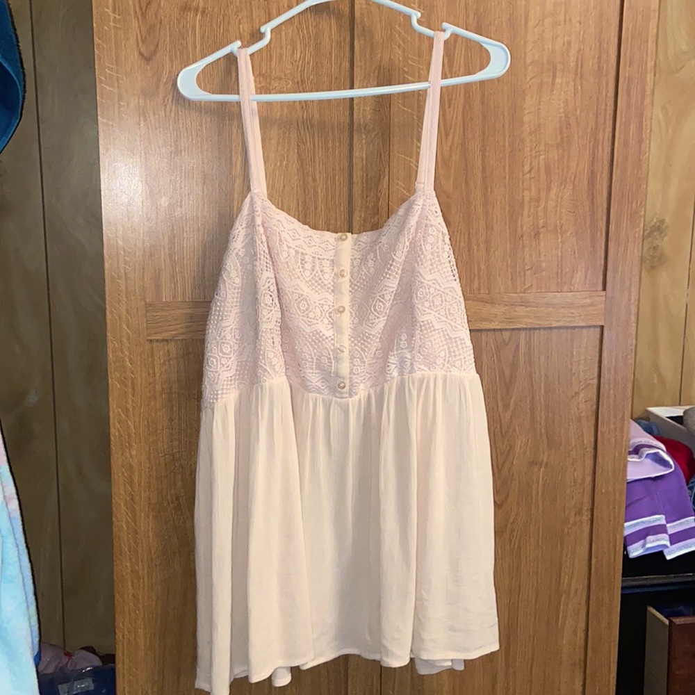 Peachy Torrid babydoll tank size 3